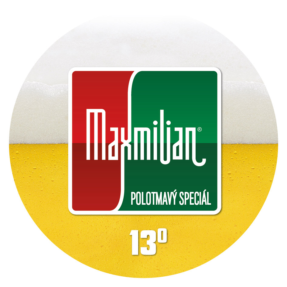 Maxmilian polotmavý speciál 13° – Pivovar Kroměříž